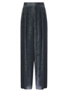 Fabiana Filippi Viscose Velvet Loose Trousers