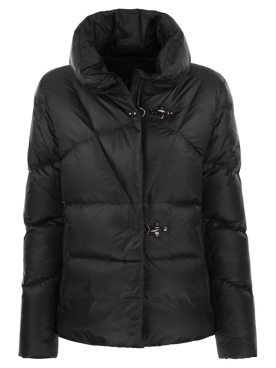 Fay New Gala - Short Down Jacket In Black