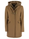 FAY FAY TOGGLE HOODED COAT