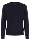Fay Round-neck Virgin Wool Sweater