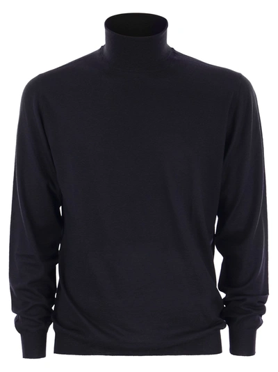 FEDELI FEDELI DERBY WOOL TURTLENECK SWEATER