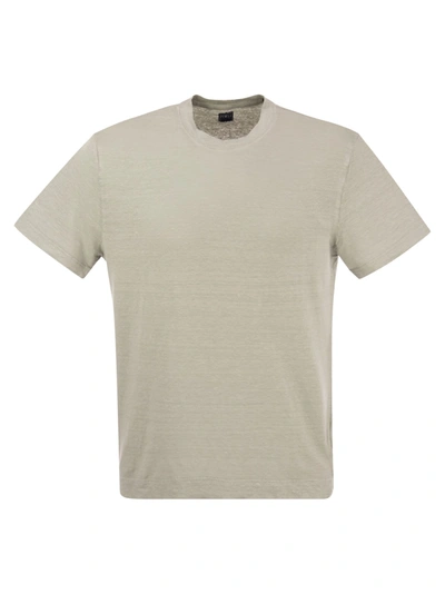 Fedeli Exreme - Linen Flex T-shirt In Grey