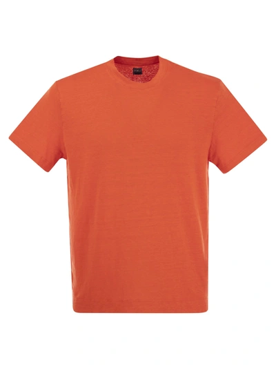 Fedeli Exreme - Linen Flex T-shirt In Red