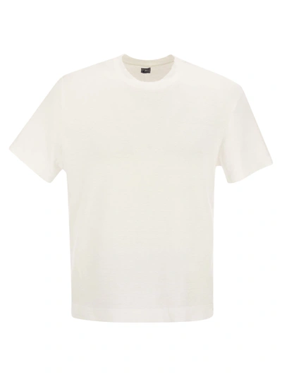 Fedeli Exreme - Linen Flex T-shirt In White