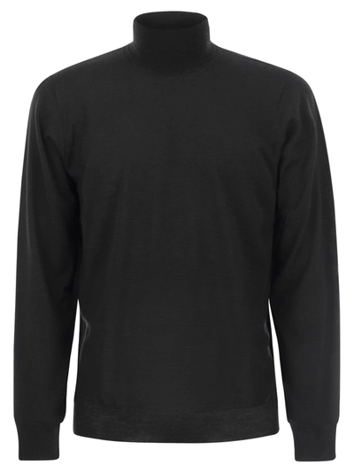 FEDELI FEDELI TURTLENECK SWEATER IN VIRGIN WOOL
