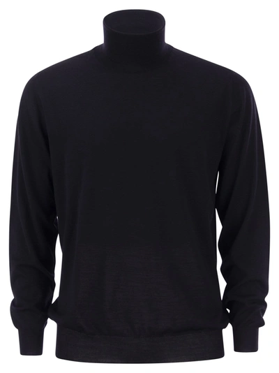 FEDELI FEDELI TURTLENECK SWEATER IN VIRGIN WOOL