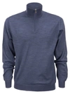 Fedeli Half-zip Wool Jumper