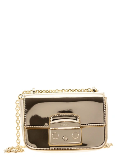 Furla Metropolis - Mini Shoulder Bag In Gold