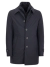HERNO HERNO LONG DOWN JACKET WITH BUTTONS