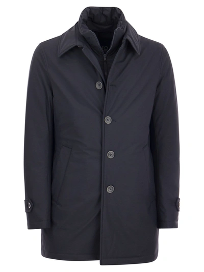 HERNO HERNO LONG DOWN JACKET WITH BUTTONS