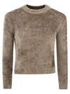 Herno Resort Pullover In Chenille Knit