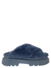 HOGAN HOGAN FAUX FUR SANDAL