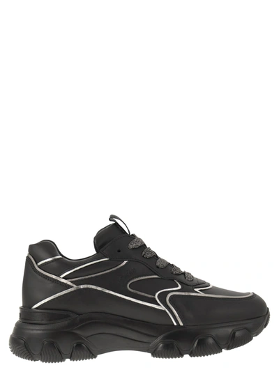 Hogan Woman Sneakers Black Size 6.5 Leather