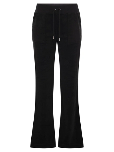 JUICY COUTURE JUICY COUTURE COTTON VELVET TROUSERS