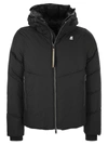 K-way Hugol Thermo Soft Touch Down Jacket In Black
