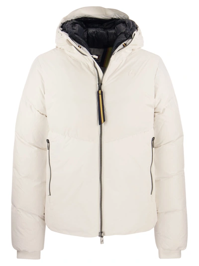 K-way Hugol Thermo Soft Touch Down Jacket In White