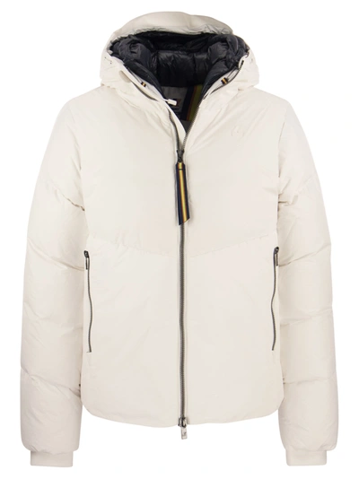 K-way Hugol Thermo Soft Touch Casual Jacket In White
