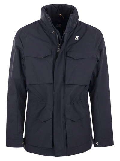 K-way Manphy Puffer Jacket In Blue