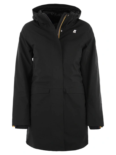 K-WAY K WAY MATHIEL BONDED HOODED JACKET