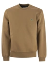 LACOSTE LACOSTE JOGGER SWEATSHIRT IN BRUSHED ORGANIC COTTON