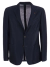 Lardini Balzer In Deconstructed Cotton Linen In Blue