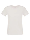 MAJESTIC MAJESTIC POLLY T SHIRT IN COTONE SILK TOUCH