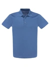 MAJESTIC MAJESTIC SHORT SLEEVED POLO SHIRT IN LYOCELL AND COTTON