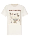 MAX MARA MAX MARA TSHIRT COTTON T SHIRT WITH EMBROIDERY