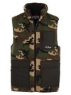 MC2 SAINT BARTH MC2 SAINT BARTH SHERPA WAISTCOAT WITH PATCH POCKETS