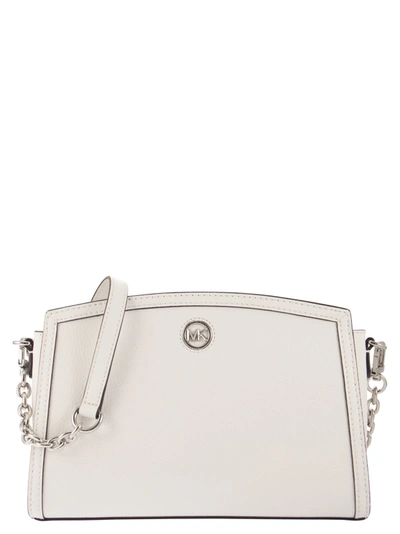 Michael Kors Chantal - Shoulder Bag With Logo In White