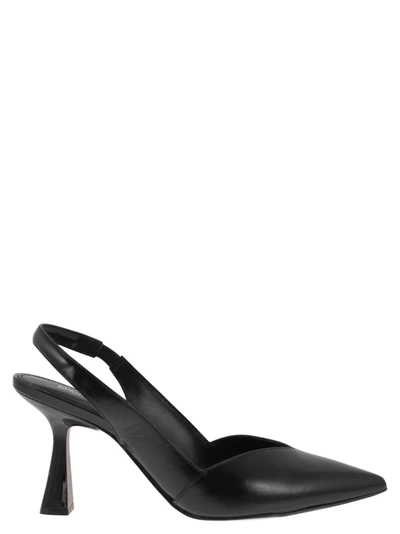 Michael Kors Chelsea Pumps In Leather In Black