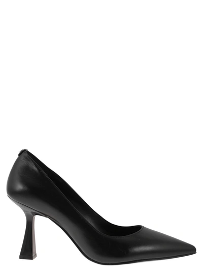 Michael Kors Clara Leather Pumps In Black