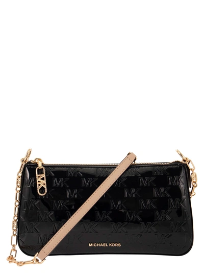 Michael Kors Clutch Bag With Logo In Black