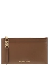 MICHAEL KORS MICHAEL KORS LARGE CREDIT CARD HOLDER IN GRAINED LEATHER