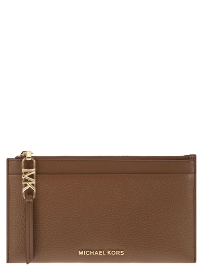 Michael Kors Large Credit Card Holder In Grained Leather