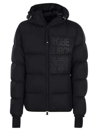 Moncler Grenoble Adret - Short Down Jacket With Hood In Black
