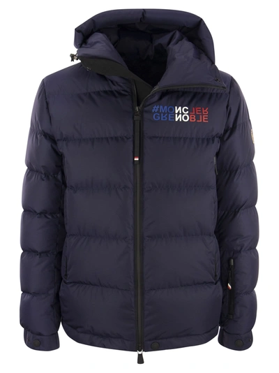 Moncler Grenoble Puffer Down Jacket In Navy
