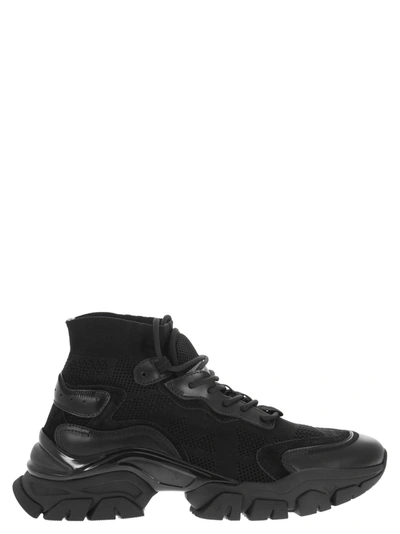 Moncler Men's Leave No Trace - High-top Trainers Sneaker In Black