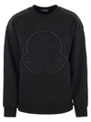 MONCLER MONCLER SWEATSHIRT WITH EMBROIDERED LOGO