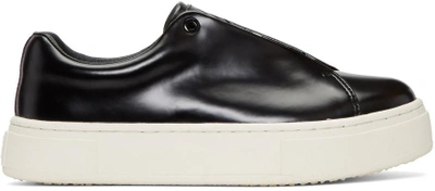Eytys Doja Low-top Leather Trainers In Black