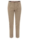 PESERICO PESERICO COTTON AND SILK TROUSERS