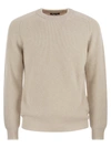 PESERICO PESERICO CREW NECK SWEATER IN WOOL AND CASHMERE