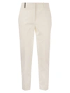 PESERICO PESERICO ICONIC FIT TROUSERS IN COMFORT COTTON SATIN