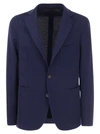 PESERICO PESERICO SINGLE BREASTED BLAZER IN COTTON BLEND