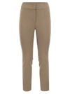 Peserico Skinny Fit Trousers In Viscose And Cotton