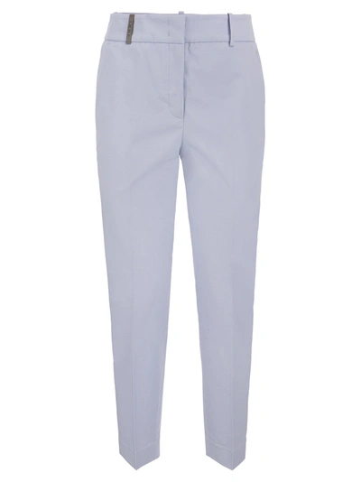 PESERICO PESERICO STRETCH COTTON TROUSERS