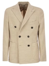PESERICO PESERICO WOOL AND VISCOSE DOUBLE BREASTED BLAZER