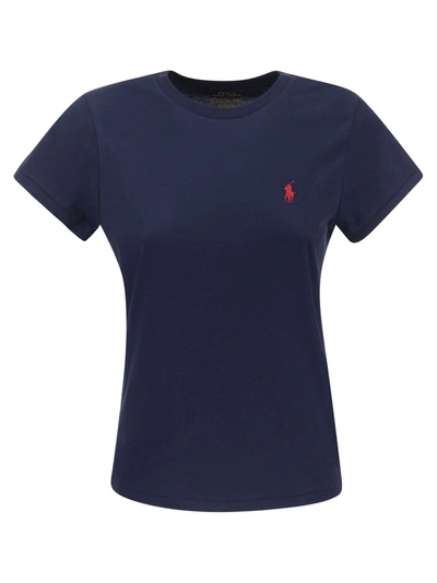 POLO RALPH LAUREN POLO RALPH LAUREN CREWNECK COTTON T SHIRT
