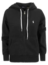 Polo Ralph Lauren Embroidered-logo Pullover Hoodie In Polo Black