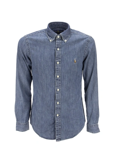 POLO RALPH LAUREN POLO RALPH LAUREN SLIM FIT DENIM SPORT SHIRT